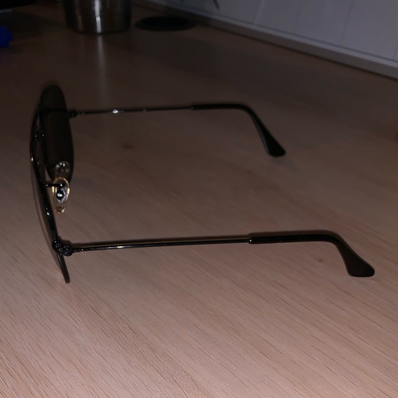 COPY - BLACK RAY BAN AVIATORS - Picture 4 of 5